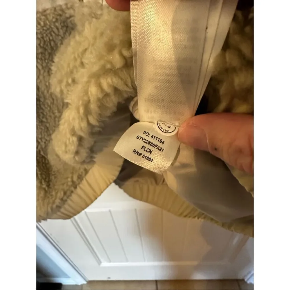 NWOT Patagonia Pelican Tan Fleece Shelled Retro-X Sherpa Pullover Jacket Small - Picture 13 of 16